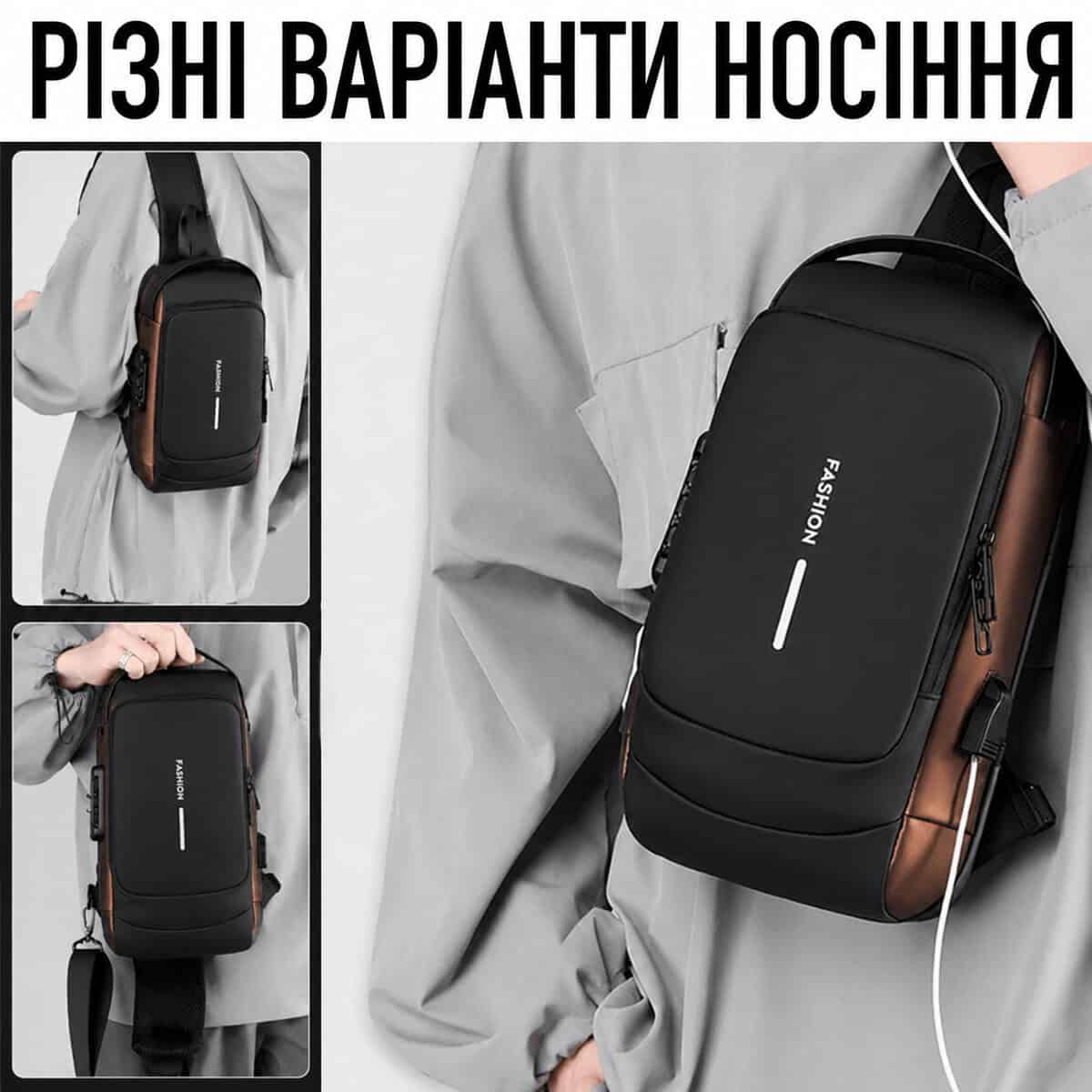 Різні варіанти носіння сумки
